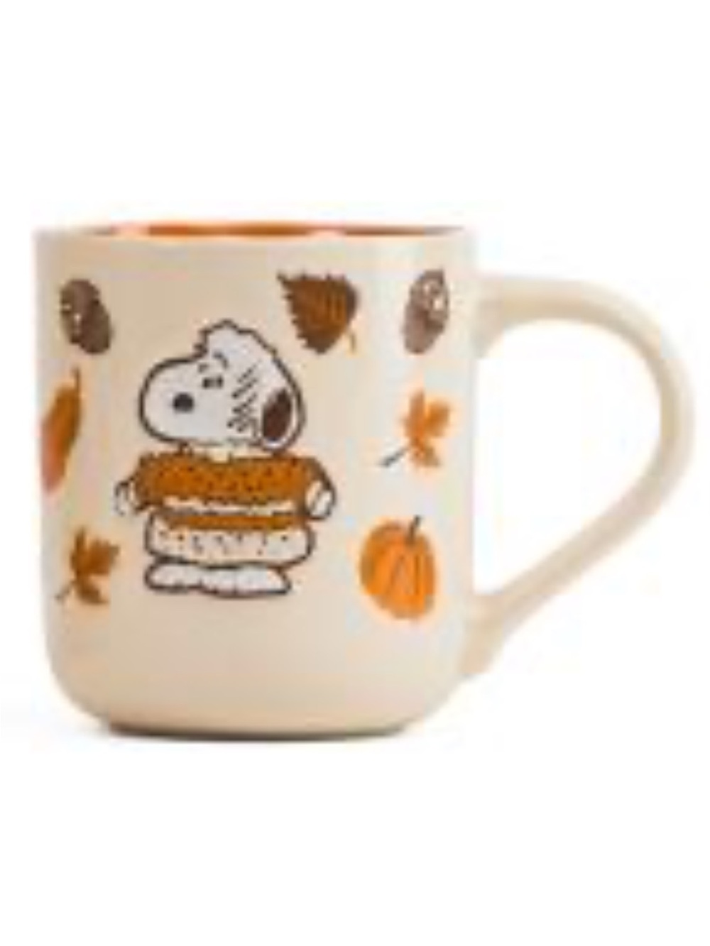 Peanuts Snoopy Cozy For Harvest Mug NWT - Picture 4 of 5